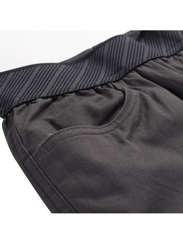 ALPINE PRO Dječje pamučne hlače ALPINE PRO ZAMENO dk.true gray