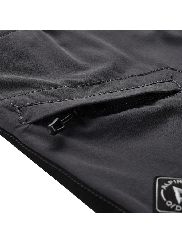 ALPINE PRO Dječje softshell hlače ALPINE PRO AKANO dk.true gray