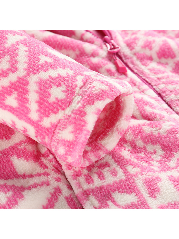 ALPINE PRO Dječja flis majica sa supratherm ALPINE PRO EFLINO fuchsia fedora varijanta pa