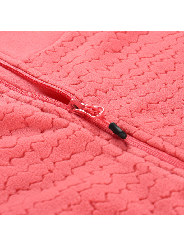 ALPINE PRO Dječja topla dukserica od mikroflisa ALPINE PRO SIUSO 3 calypso coral