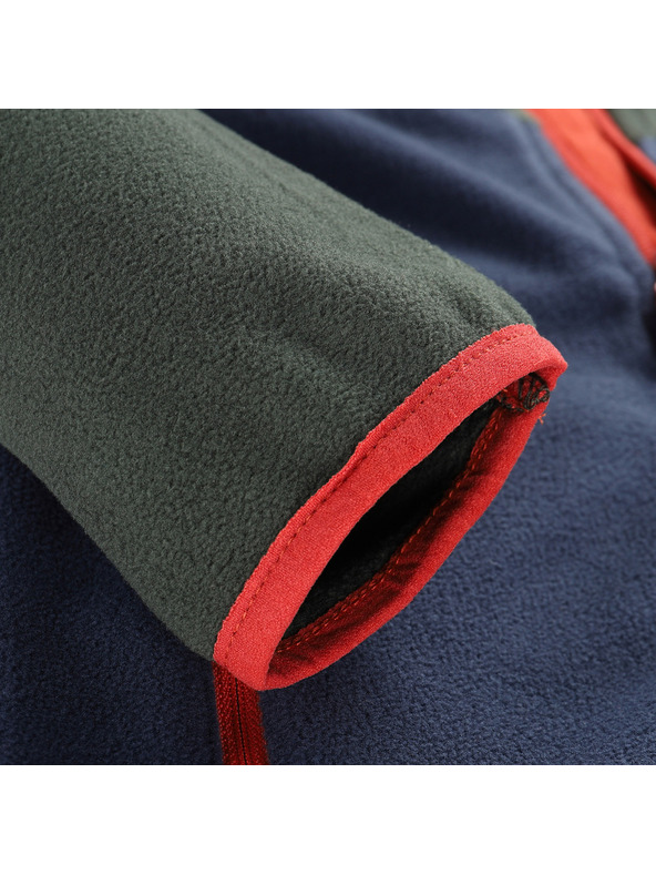 ALPINE PRO Dječja topla majica od mikroflisa ALPINE PRO SIUSO 3 petrol