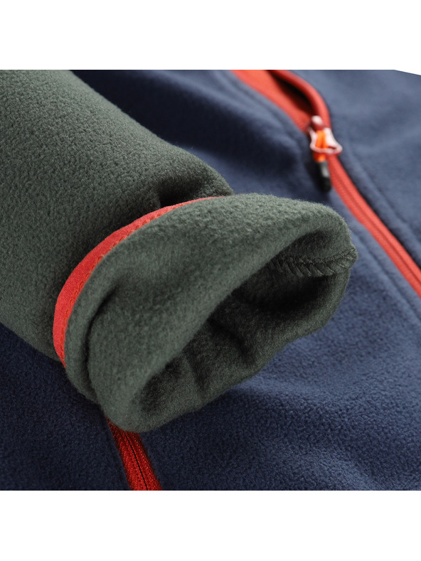 ALPINE PRO Dječja topla majica od mikroflisa ALPINE PRO SIUSO 3 petrol