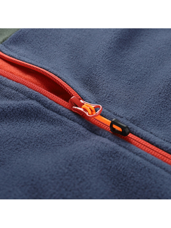 ALPINE PRO Dječja topla majica od mikroflisa ALPINE PRO SIUSO 3 petrol