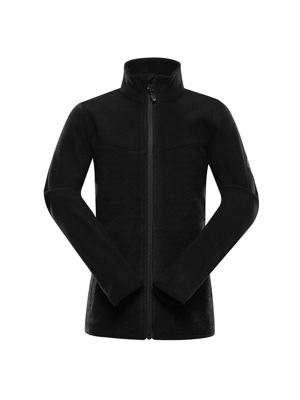 ALPINE PRO Dječja topla majica od mikroflisa ALPINE PRO SIUSO 3 black