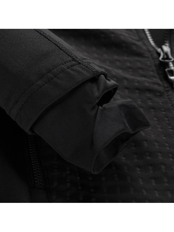 ALPINE PRO Dječja brzo sušeća majica sa prostretch ALPINE PRO QUERTO 2 black