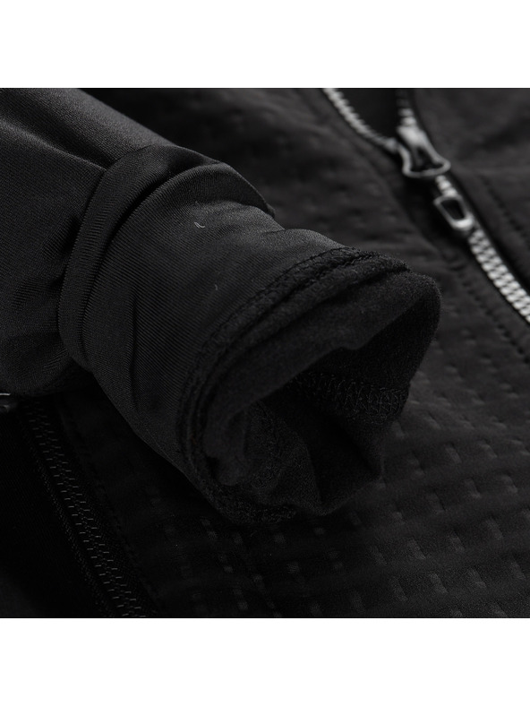 ALPINE PRO Dječja brzo sušeća majica sa prostretch ALPINE PRO QUERTO 2 black