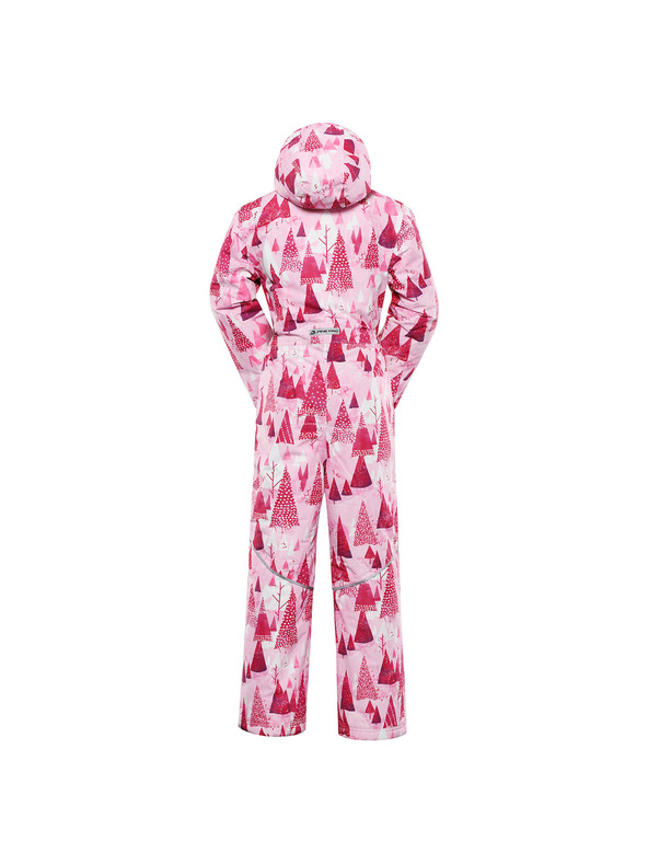 ALPINE PRO Dječji kombinezon s membranom ptx snow ALPINE PRO KIREMO neon knockout pink varijanta pa