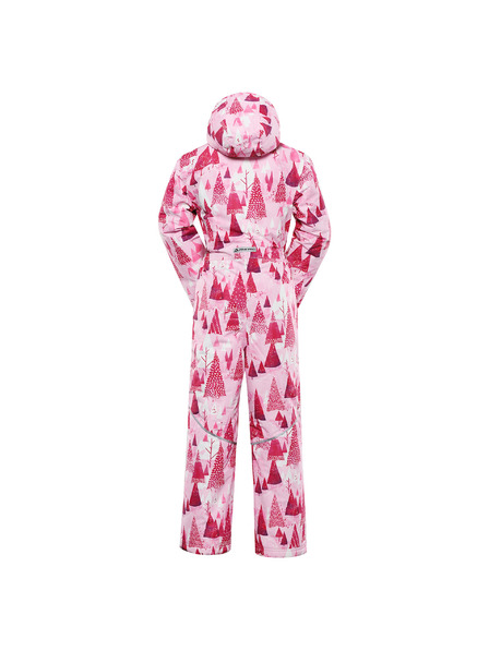 ALPINE PRO Dječji kombinezon s membranom ptx snow ALPINE PRO KIREMO neon knockout pink varijanta pa