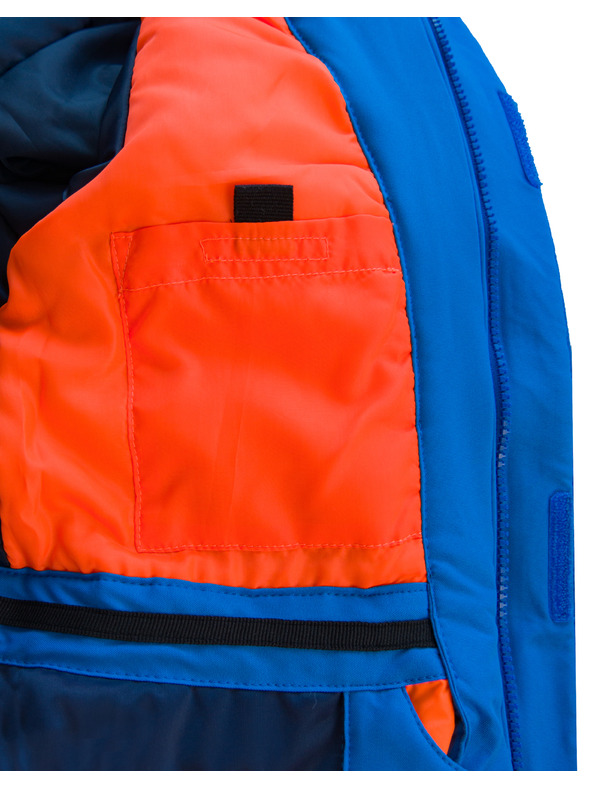 ALPINE PRO Dječji skijaški komplet ALPINE PRO AILINO electric blue lemonade