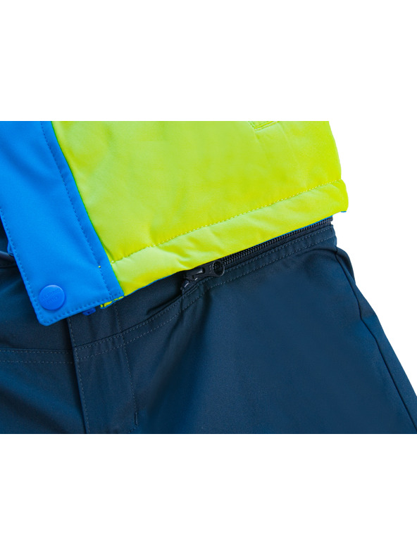 ALPINE PRO Dječji skijaški komplet ALPINE PRO AILINO electric blue lemonade