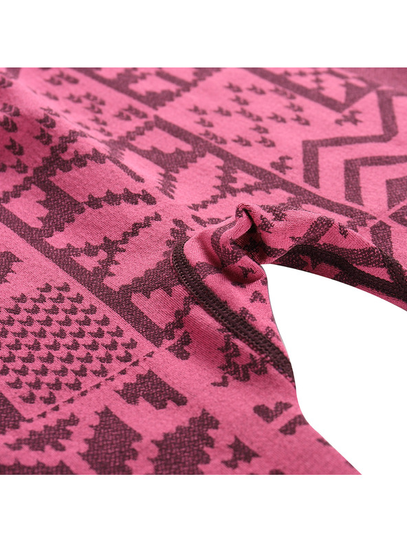 ALPINE PRO Dječje funkcionalne hlače ALPINE PRO LESSO fuchsia fedora