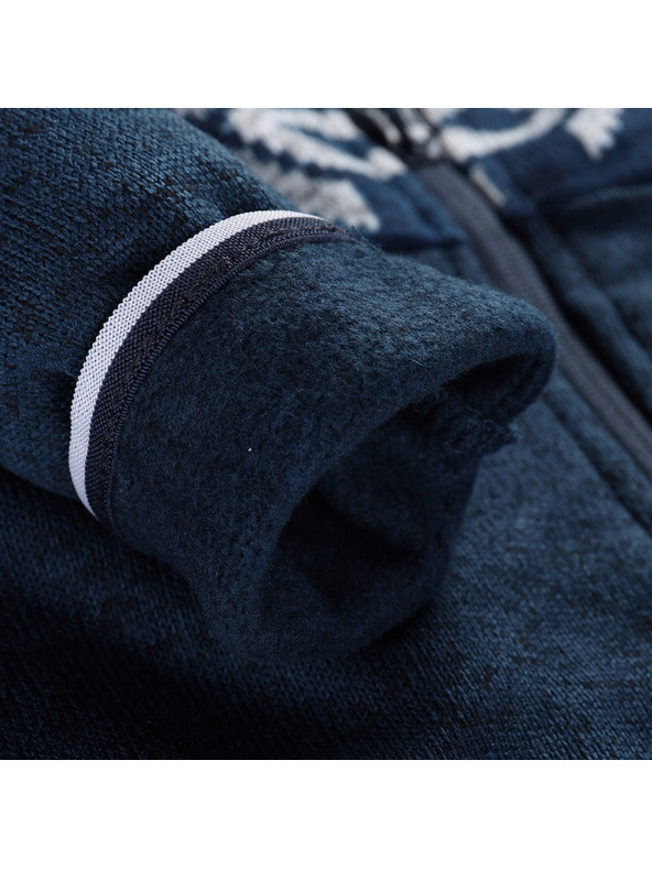 ALPINE PRO Dječji topli džemper s kapuljačom ALPINE PRO NORESO moonlit ocean varijanta pa