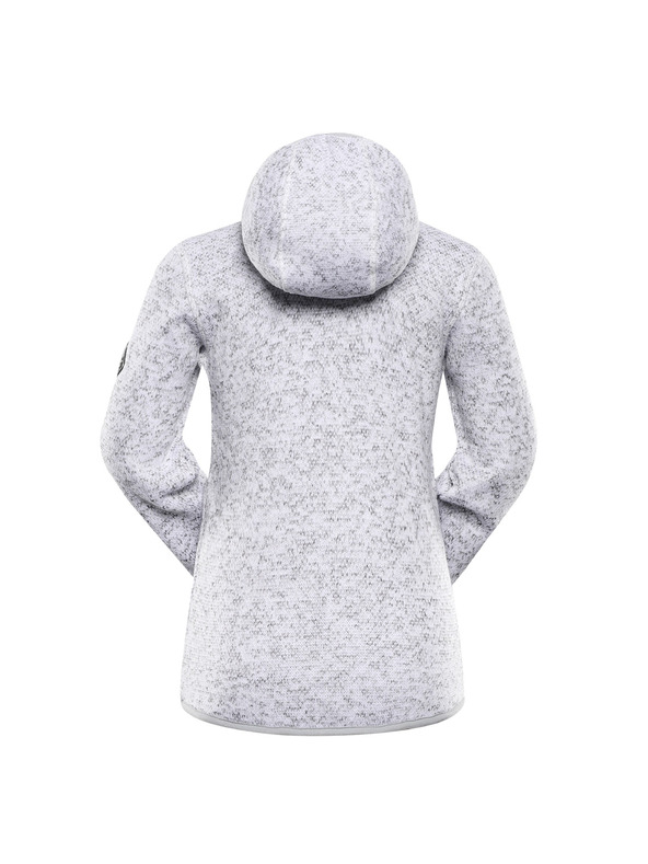 ALPINE PRO Dječji topli džemper s patentom ALPINE PRO ZEGO 2 white