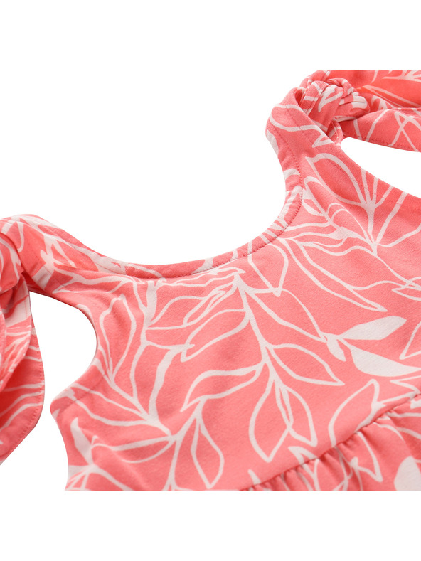 ALPINE PRO Dječje ljetne haljine ALPINE PRO ARENO georgia peach varijanta pb