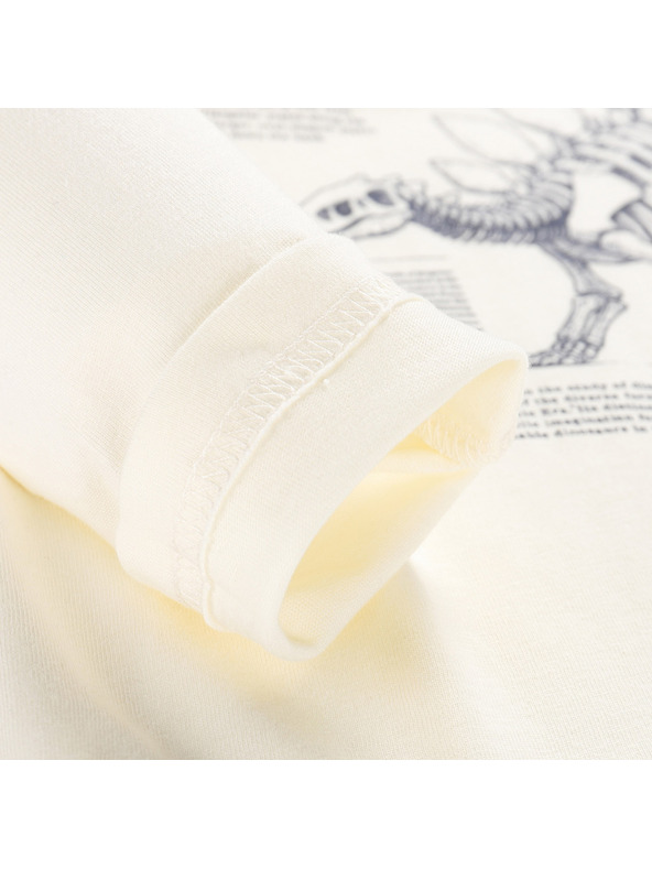 ALPINE PRO Dječje majice od organske pamučne ALPINE PRO ECCO 2 creme varijanta pf