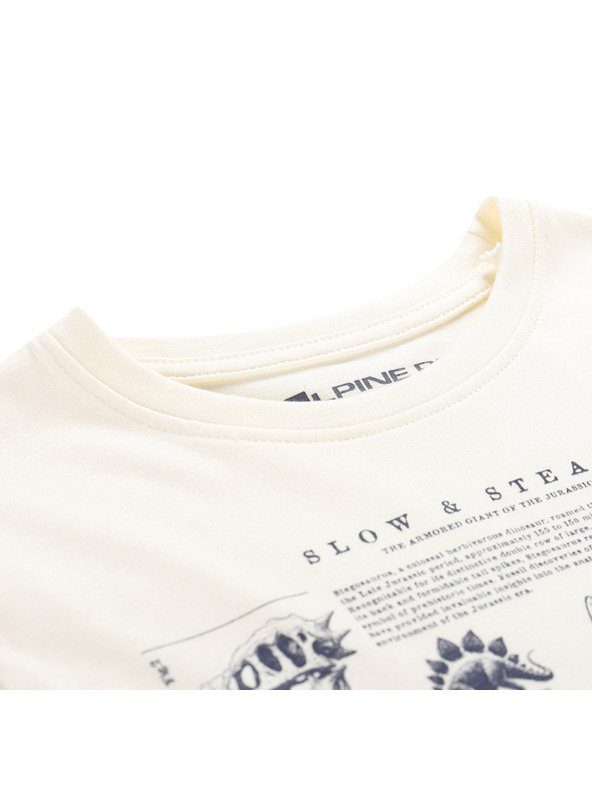 ALPINE PRO Dječje majice od organske pamučne ALPINE PRO ECCO 2 creme varijanta pf