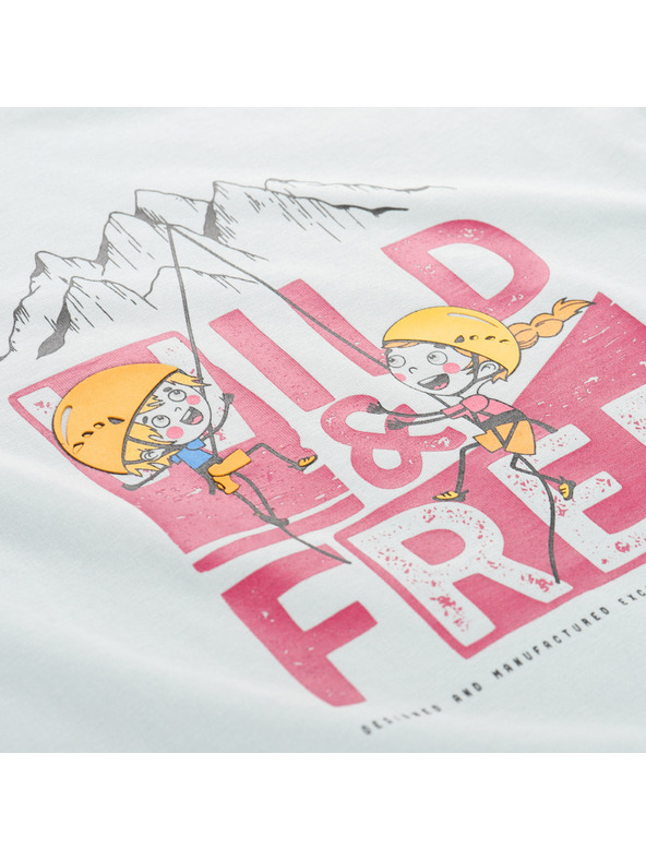 ALPINE PRO Dječje majice od organske pamučne ALPINE PRO ECCO 2 sprout green varijanta pe