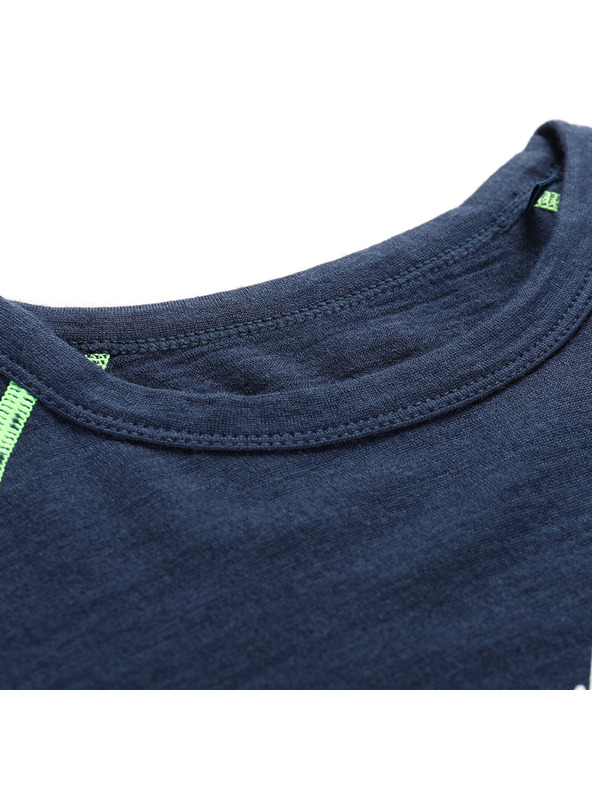 ALPINE PRO Dječja merino majica ALPINE PRO MERENO moonlit ocean varijanta pa