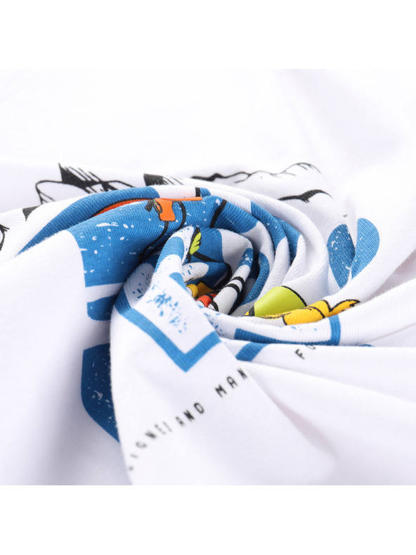 ALPINE PRO Dječja majica od organske pamuke ALPINE PRO ECOMO 3 white varijanta pc