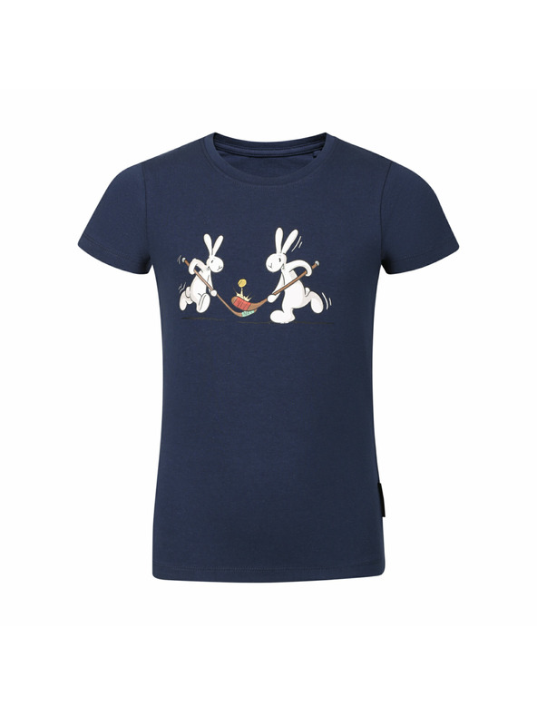 ALPINE PRO Dječja pamučna majica bob i bobek ALPINE PRO BOBBO moonlit ocean