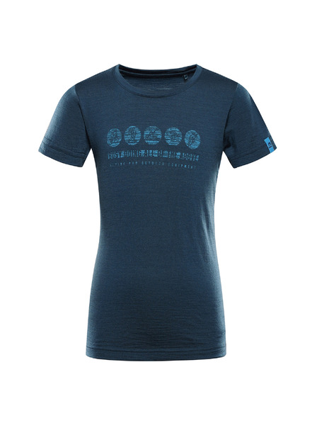 ALPINE PRO Dječja majica od merino vune ALPINE PRO MERENO 2 moroccan