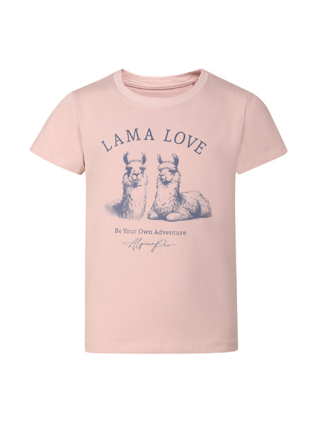 ALPINE PRO Dječja pamučna majica ALPINE PRO SUMEKO peach whip varijanta pe