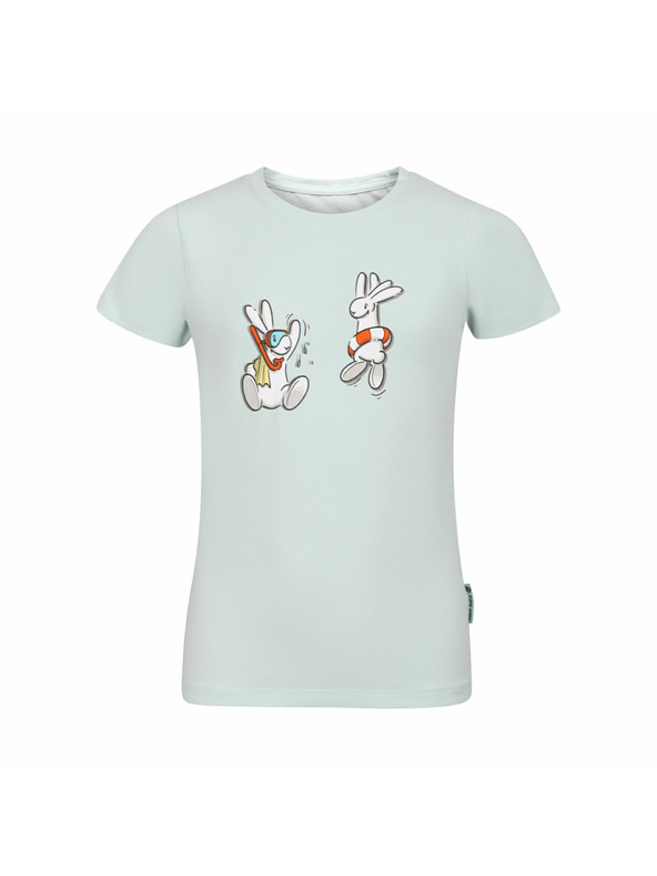 ALPINE PRO Dječja pamučna majica bob i bobek ALPINE PRO BOBBO sprout green