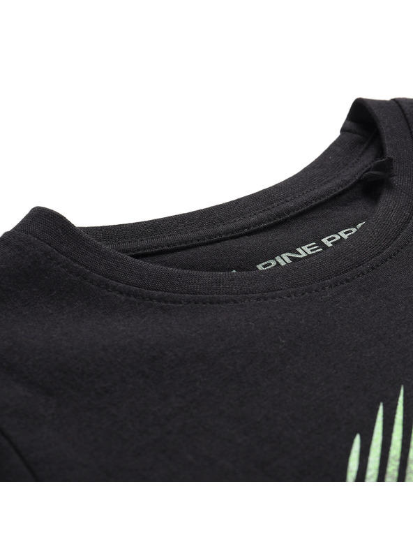 ALPINE PRO Dječja brzo sušeća majica s cool-dry ALPINE PRO DALLO 3 black varijanta pb