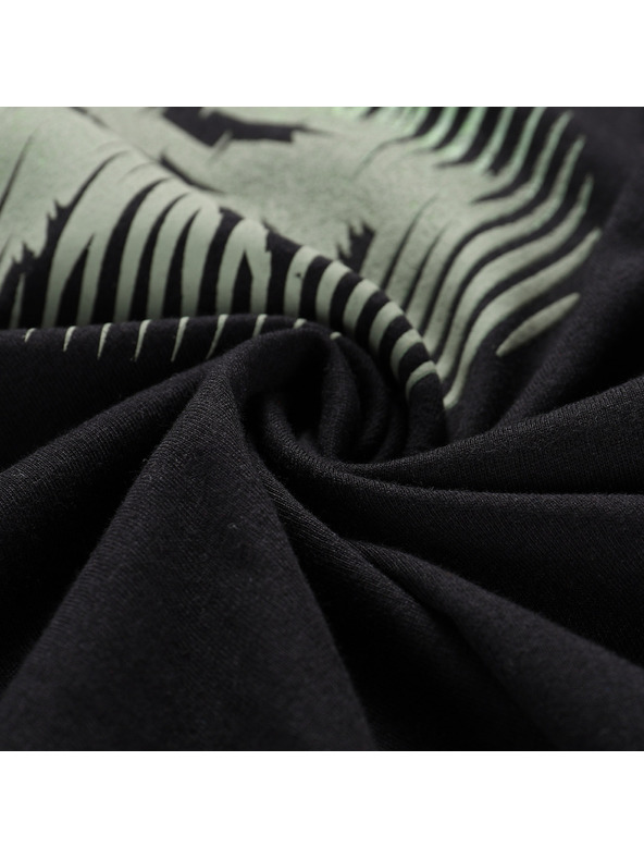 ALPINE PRO Dječja brzo sušeća majica s cool-dry ALPINE PRO DALLO 3 black varijanta pb