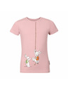 ALPINE PRO Dječja pamučna majica bob i bobek ALPINE PRO BOBBO pale mauve