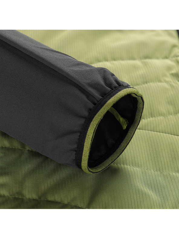 ALPINE PRO Muška zatopljena jakna s dwr tretmanom ALPINE PRO MORGEN turtle green