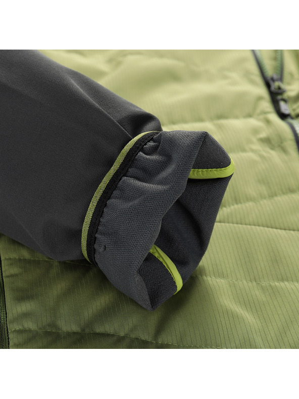 ALPINE PRO Muška zatopljena jakna s dwr tretmanom ALPINE PRO MORGEN turtle green