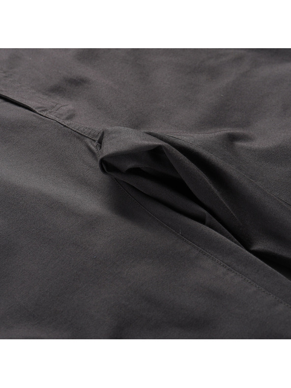 ALPINE PRO Muške pamučne hlače ALPINE PRO ZAMEN dk.true gray