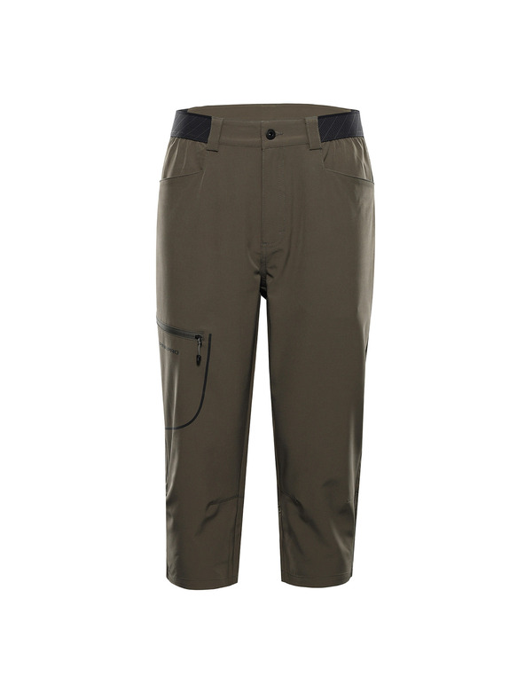 ALPINE PRO Muške softshell capri hlače ALPINE PRO WEDER 2 stone gray