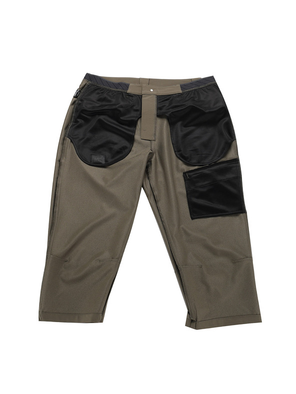 ALPINE PRO Muške softshell capri hlače ALPINE PRO WEDER 2 stone gray