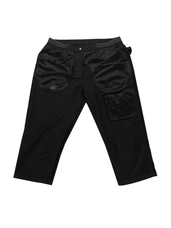 ALPINE PRO Muške softshell capri hlače ALPINE PRO WEDER 2 black