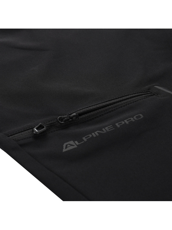ALPINE PRO Muške softshell capri hlače ALPINE PRO WEDER 2 black