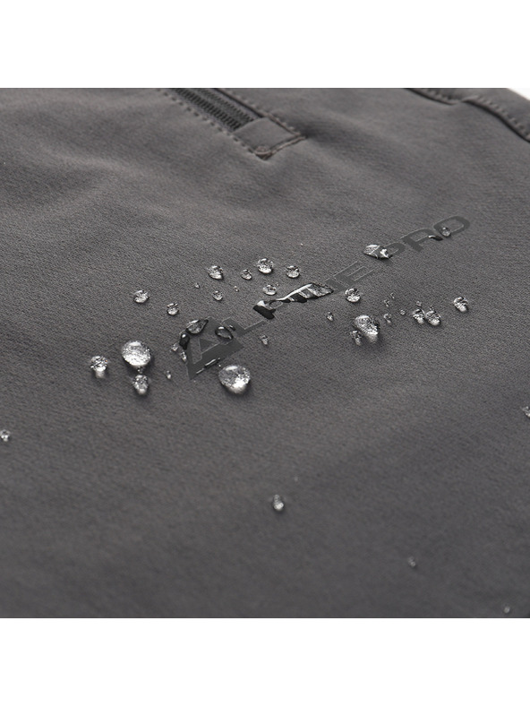 ALPINE PRO Muške softshell hlače ALPINE PRO HURF 2 dk.true gray