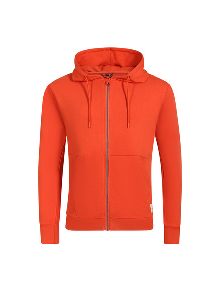 ALPINE PRO Muška pamučna dukserica s fine cotton ALPINE PRO MIAK red clay