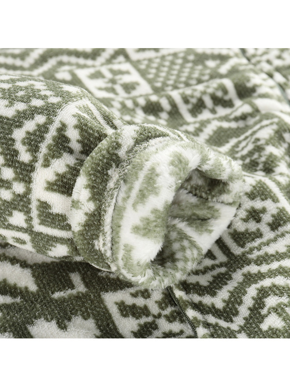 ALPINE PRO Muška flis dukserica sa supratherm ALPINE PRO EFLIN oil green varijanta pa