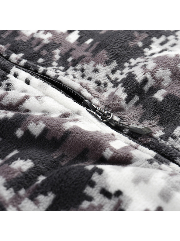 ALPINE PRO Muška flis dukserica sa supratherm ALPINE PRO EFLIN dk. true gray varijanta pb