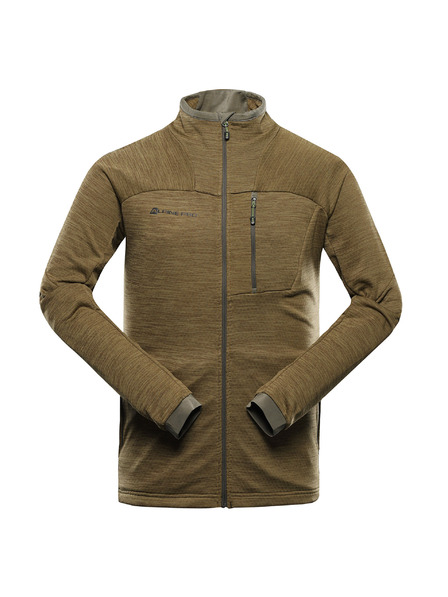 ALPINE PRO Muška brzo sušeća dukserica ALPINE PRO ONNEC 3 turtle green