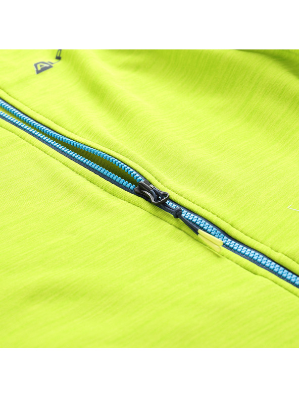 ALPINE PRO Muška brzo sušeća dukserica ALPINE PRO ONNEC lime green