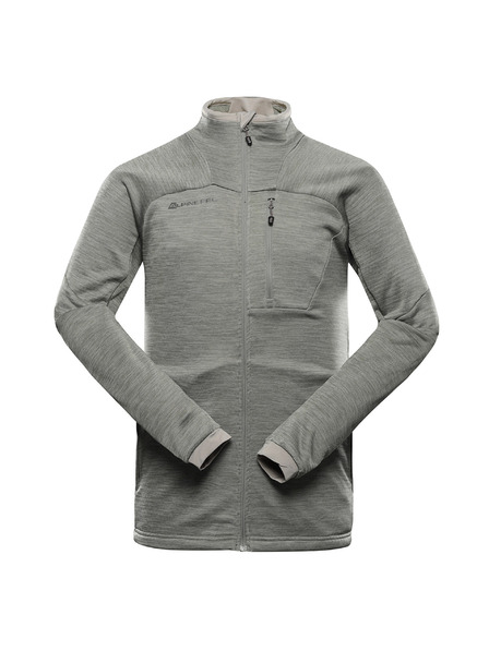 ALPINE PRO Muška brzo sušeća dukserica ALPINE PRO ONNEC 3 abbey stone