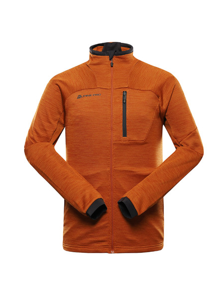 ALPINE PRO Muška brzo sušeća dukserica ALPINE PRO ONNEC 3 golden oak