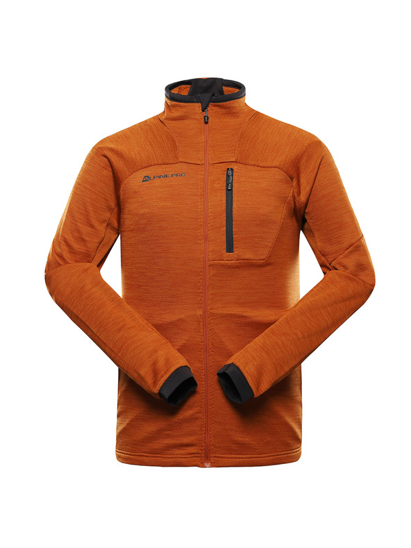 ALPINE PRO Muška brzo sušeća dukserica ALPINE PRO ONNEC 3 golden oak
