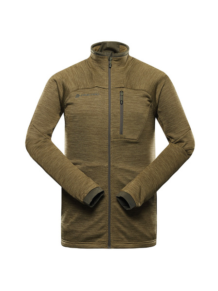 ALPINE PRO Muška brzo sušeća dukserica ALPINE PRO ONNEC 3 turtle green