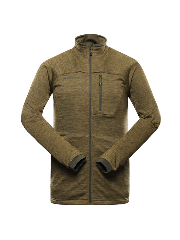 ALPINE PRO Muška brzo sušeća dukserica ALPINE PRO ONNEC 3 turtle green