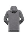 ALPINE PRO Muška dukserica s kapuljačom ALPINE PRO LEL dk.true gray