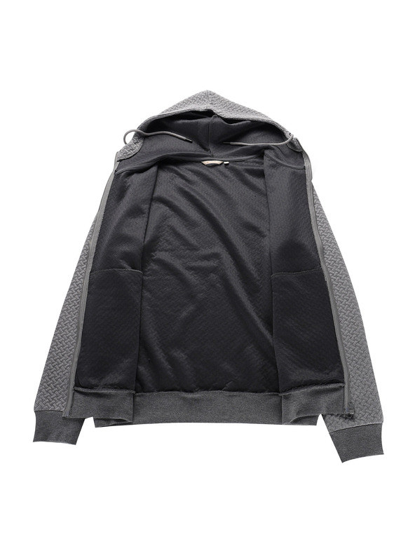ALPINE PRO Muška dukserica s kapuljačom ALPINE PRO LEL dk.true gray